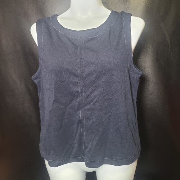 Max Studio London Dresses & Skirts - NWT Max Studio London Navy Blue White Stitch Sleep set Size XL